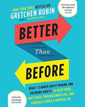 Better Than Before by Gretchen Rubin book cover