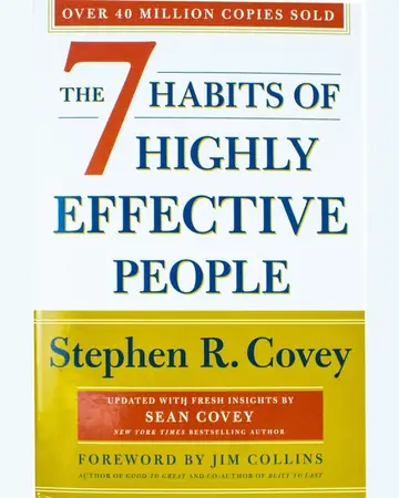 The 7 Habits of Highly Effective People by Stephen R. Covey book cover