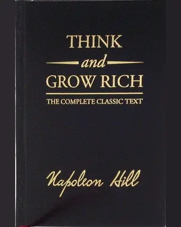 Think and Grow Rich by Napoleon Hill book cover
