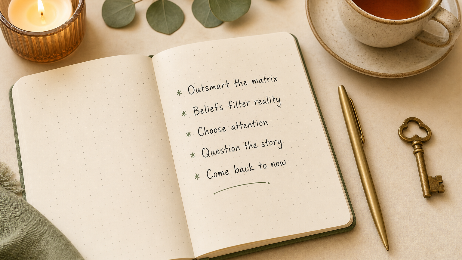 Outsmart the Matrix David Bayer notebook image for Notes from Soph